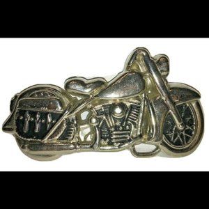 Belt Buckle Motorcycle Biker 3D Metal 4" X 2" Fits 1-1/2" Wide Belt Strap